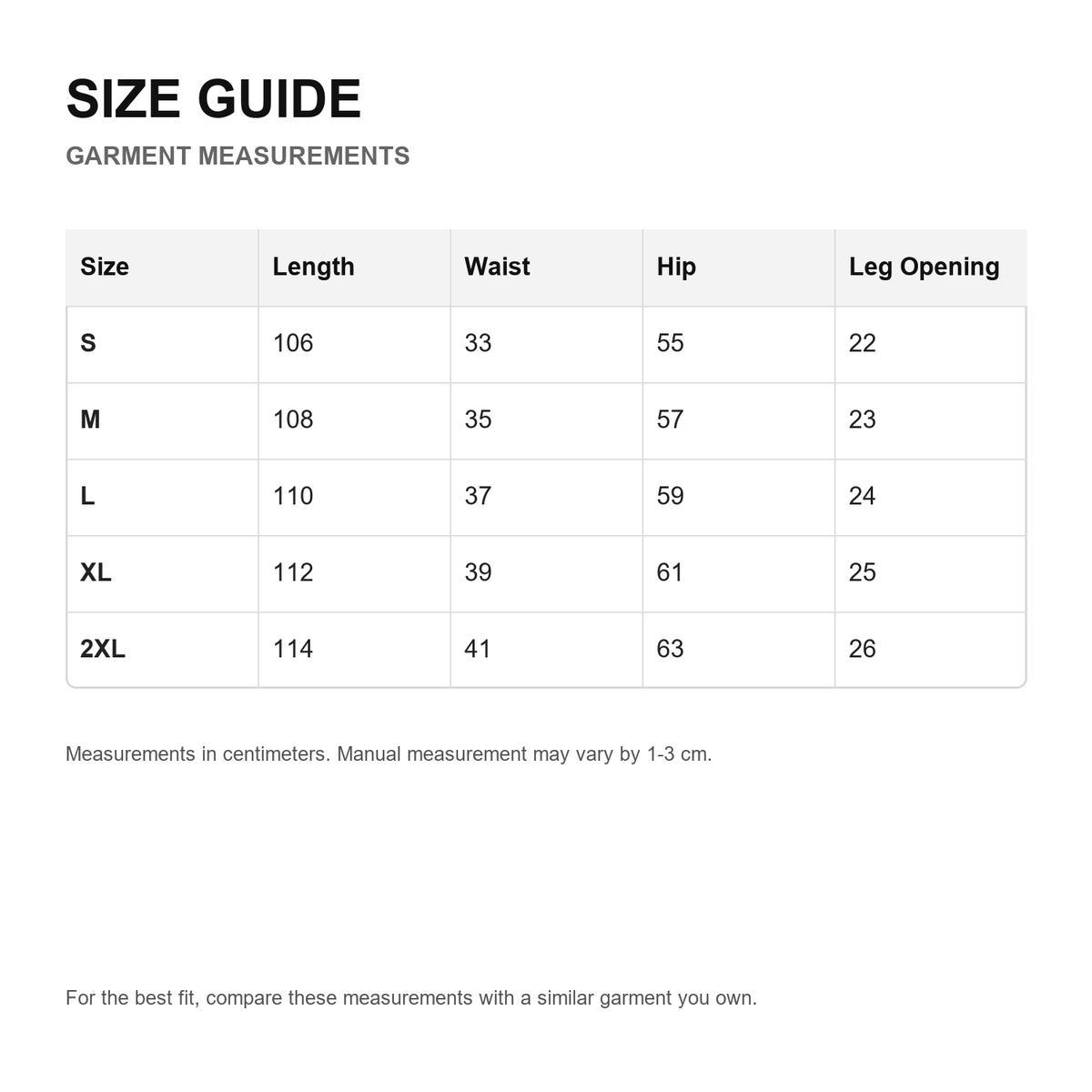 Ace Jolun Washed Heavyweight Straight-Leg Pants size guide