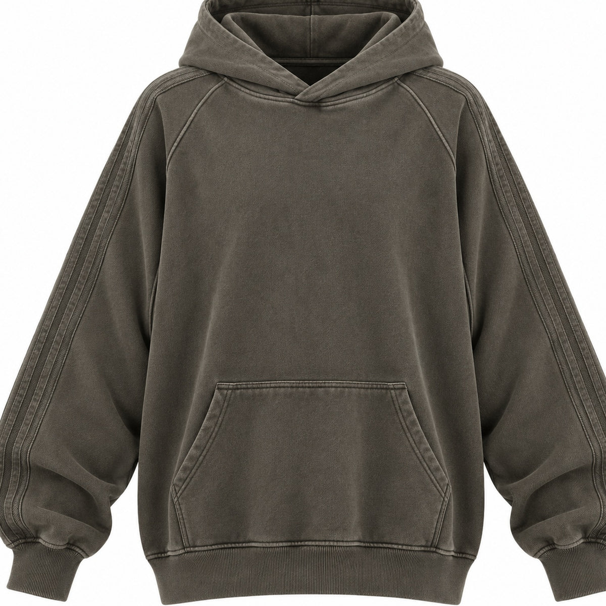Ace Jolun Washed Heavyweight Pullover Hoodie product view 3