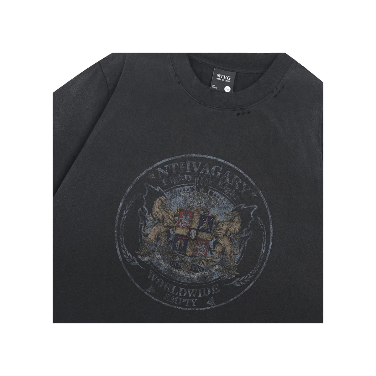 Ace Jolun Washed Animal Graphic T-Shirt product view 3