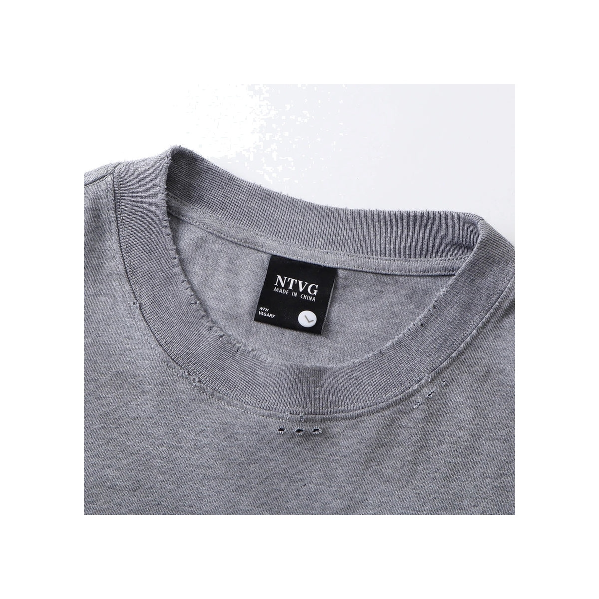 Ace Jolun Washed Vintage Letter T-Shirt product view 5