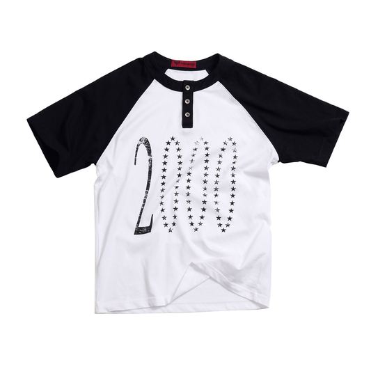 Ace Jolun 2000 Star Raglan Tee - White