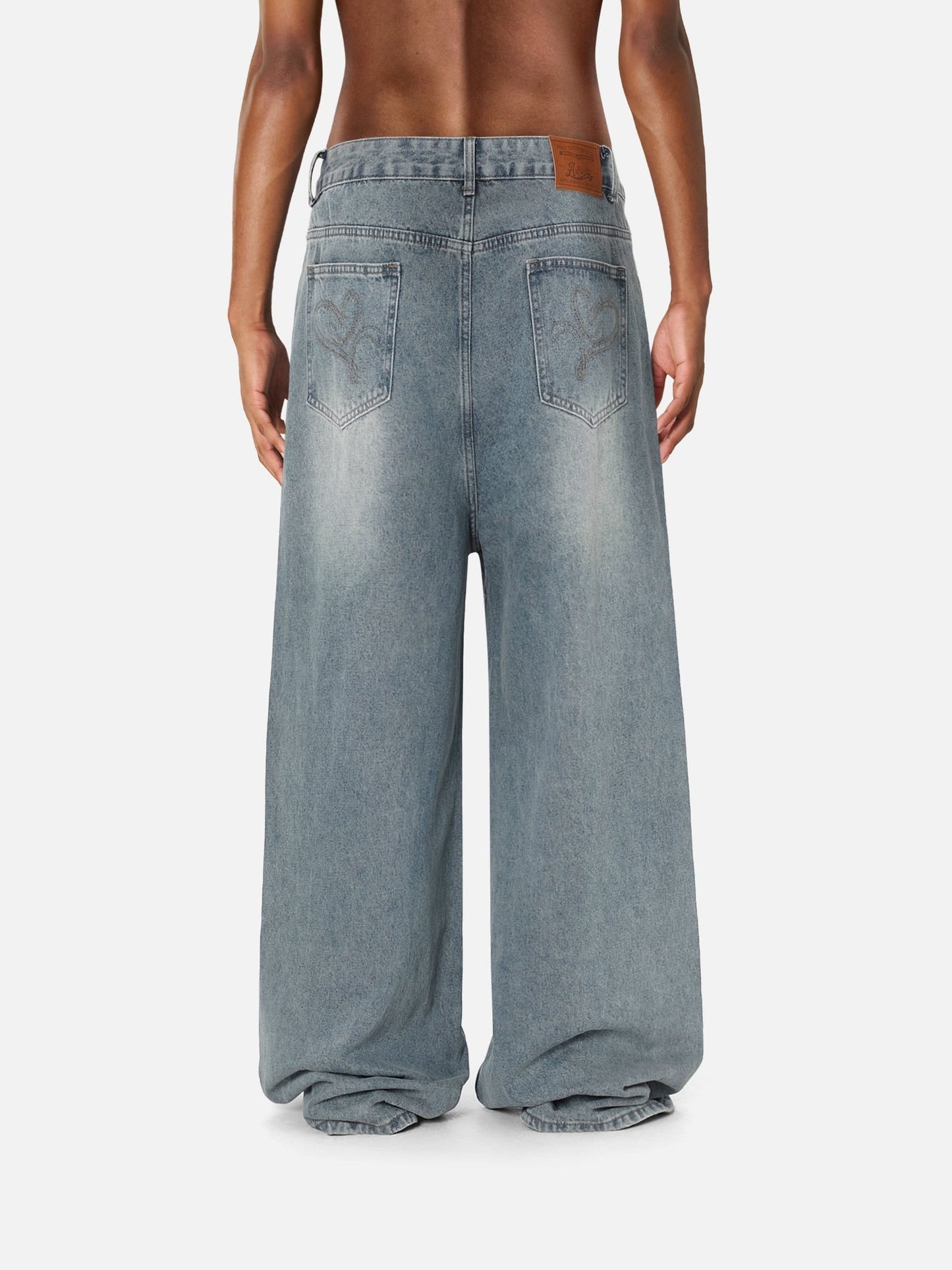 Aelfric Eden Baggy Fringe Jeans